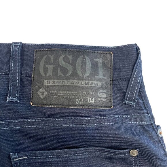 G STAR Raw Men's GS 01 Heller Super Slim Dark Wash Indigo Jeans US 28 X 32 - Picture 6 of 14